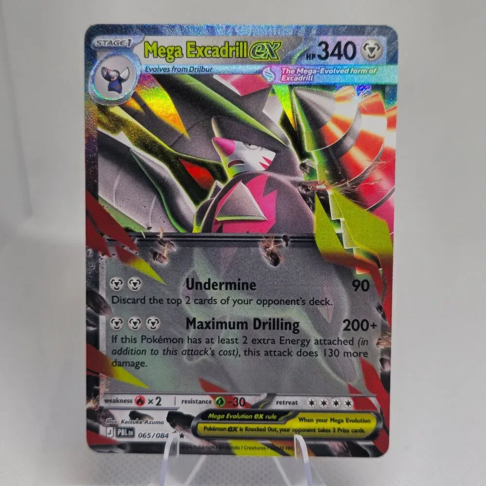 Pokemon Mega Excadrill ex #65 PBL Pitch Black